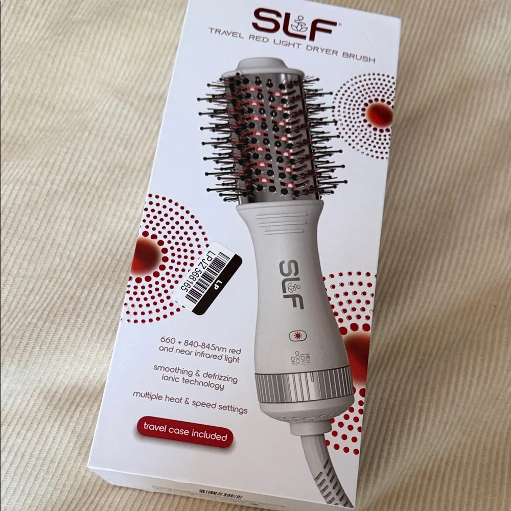 SLF Red Light Travel Dryer Hair Brush